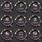 Beaded zodiac bracelets with star-sign charms