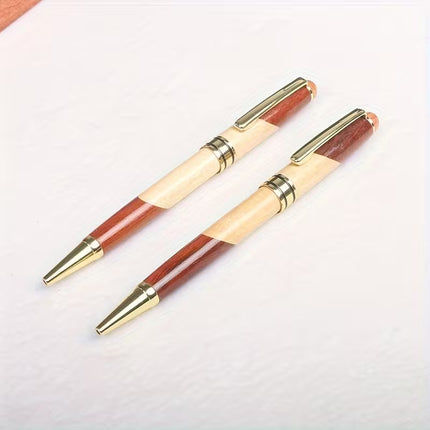 1Pc Puzzle Wood Pen + Puzzle Wood Gift Box Set Creative Puzzle Wood Gift Signature Pen