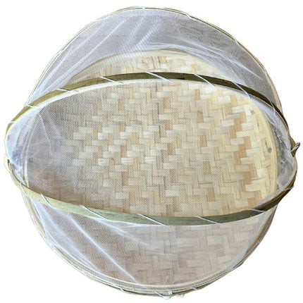 Mesh & Bamboo Food Cover 35x18cm