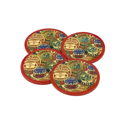 French Camembert Coasters (Set of 4)