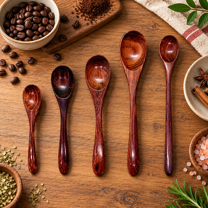 Rosewood Wooden Spoons – 5 Styles