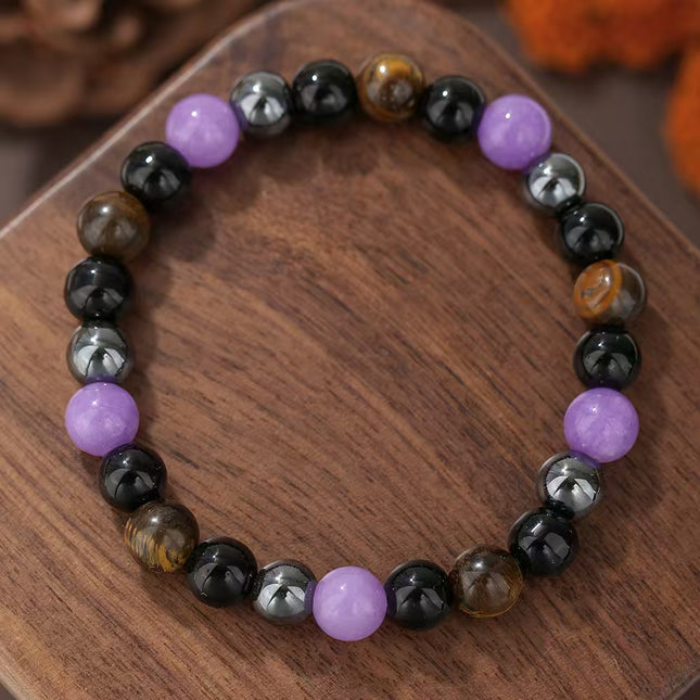 Amethyst & Tiger’s Eye Bracelet approx 18–18.5 cm