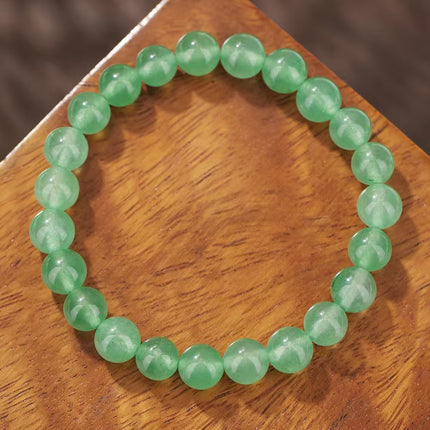 Green Aventurine Natural Stone Bracelet approx 18–18.5 cm