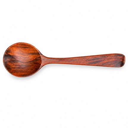 Round-Head Wooden Spoon – 13.5 cm