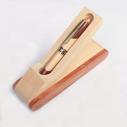 1Pc Puzzle Wood Pen + Puzzle Wood Gift Box Set Creative Puzzle Wood Gift Signature Pen