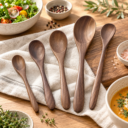 Walnut Wood Spoons – 5 Styles