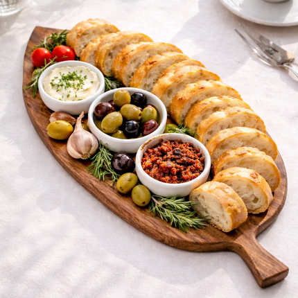 Handcrafted leafcraft wooden serving tray is safe for users and ideal for everyday use.