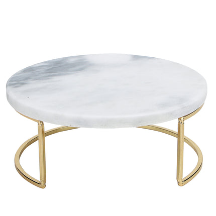 Small Marble Serving Stand, 17 × 7 cm