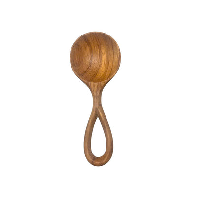 Hand carved douisse wood spoon offers high durability and reliable performance for everyday kitchen use.