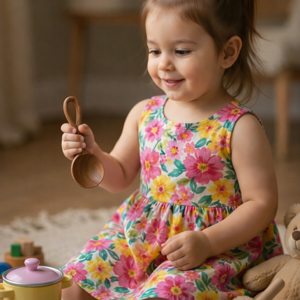 Hand carved douisse wood spoon is safe for users and suitable for everyday kitchen use.