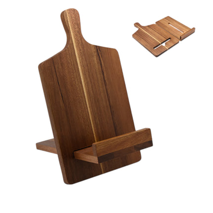 Acacia Wood Cookbook & Tablet Stand