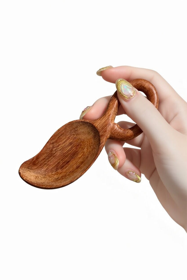 Handmade wooden spoon with loop handle mango decor wooden spoon handmade loop handle mango decor wooden spoon.