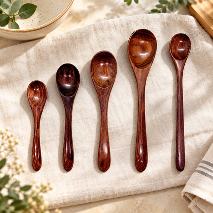 Rosewood Wooden Spoons – 5 Styles