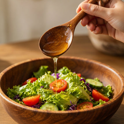 Handmade cute artistic wooden spoon crafted from gỗ tự nhiên, bringing warmth and charm to everyday cooking and serving.