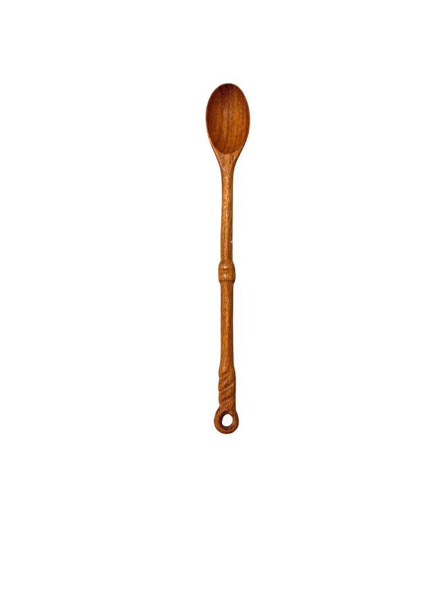 TwistGrip mini long handle wooden spoon ensures safety for users while delivering a smooth and comfortable cooking experience.