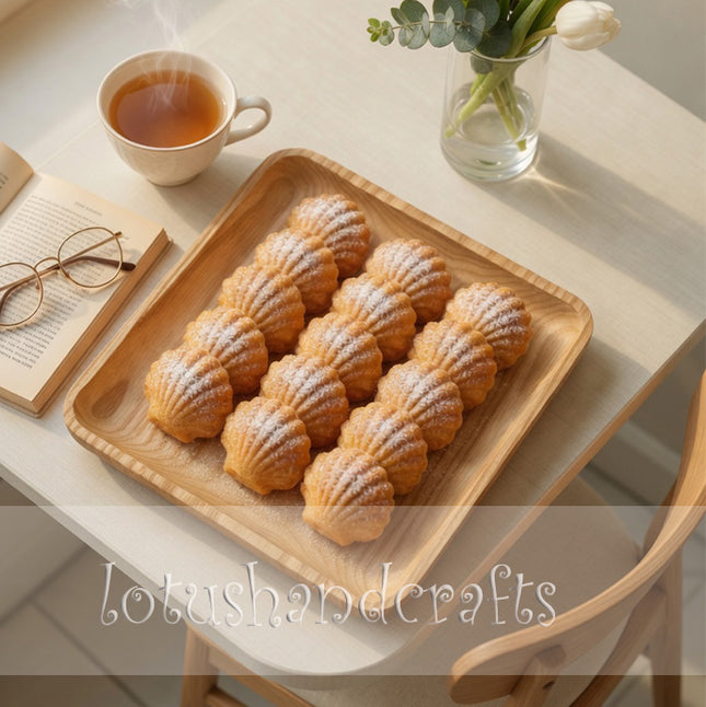 Handcarved ashwood square serving plate safe for everyday use and beautifully crafted for modern homes.