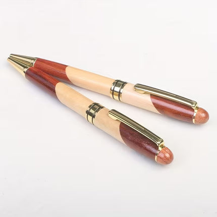 1Pc Puzzle Wood Pen + Puzzle Wood Gift Box Set Creative Puzzle Wood Gift Signature Pen