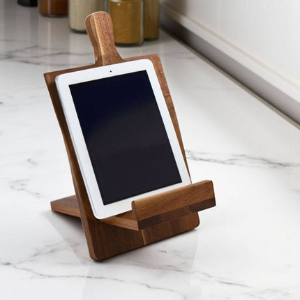 Acacia Wood Cookbook & Tablet Stand