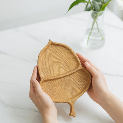 Handcrafted wooden acorn serving tray designed by Lotushandcrafts for elegant and natural dining use.