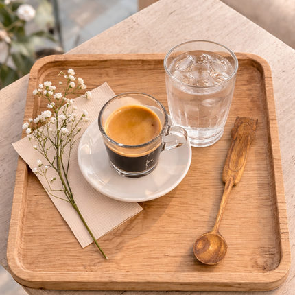 Cat handle wooden spoon is cute and safe for everyday use.