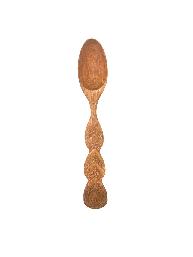 Cute handcrafted wooden spice spoon brings natural charm and comfort to your everyday kitchen use.