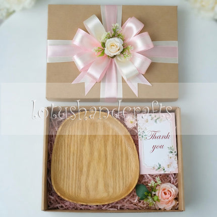 Ashwood pebble shaped serving tray makes a thoughtful gift for cozy and beautiful everyday moments.