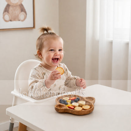 Handcarved wooden monkey shape tray, safe for user health and everyday use.