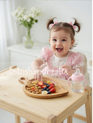 Handcarved ash wood leaf shape coasters are safe and healthy for everyday use