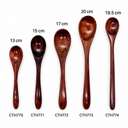 Rosewood Wooden Spoons – 5 Styles