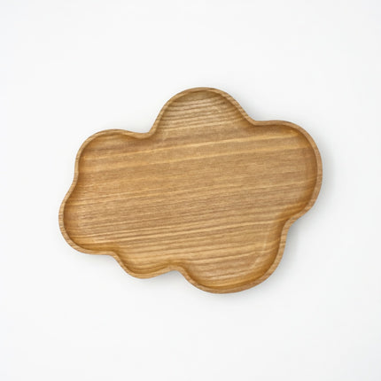 Handcrafted wooden cloud tray for serving coffee, desserts, and adding warmth to your home decor.