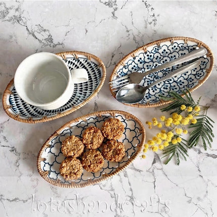 A timeless blue floral accent that blends beautifully with coastal, boho, and rustic interiors.