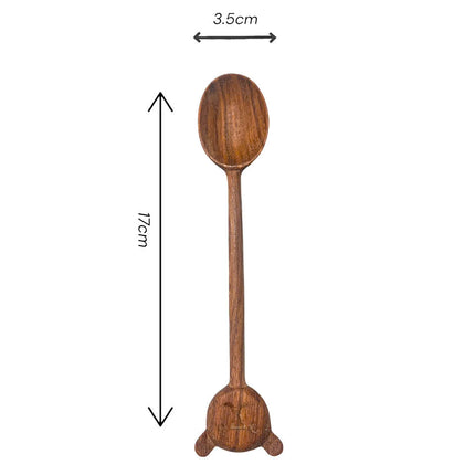 Little bear handcrafted wooden spoon is an ideal kitchen tool for everyday cooking and gentle family meals.