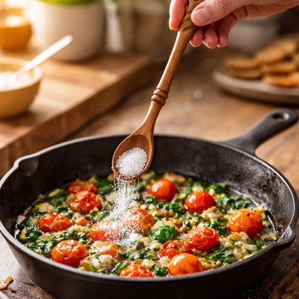 Twistgrip mini long handle wooden spoon is easy to use and perfect for precise seasoning and everyday cooking tasks.