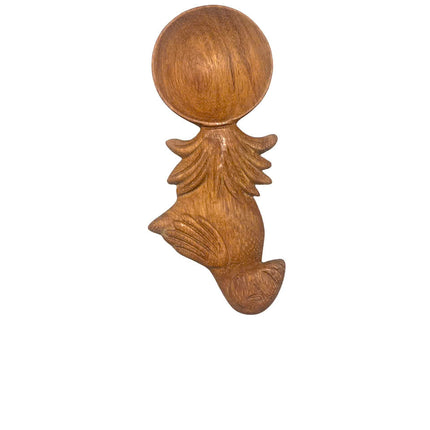 Handcrafted wooden bird spoon made from natural wood brings warmth, safety, and a unique artistic touch to your kitchen.