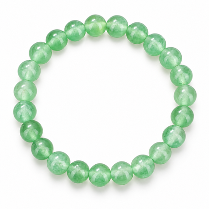 Green Aventurine Natural Stone Bracelet approx 18–18.5 cm