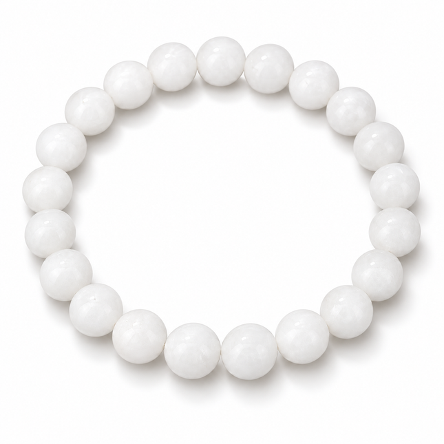 Clear Quartz Beaded Bracelet approx 18–18.5 cm