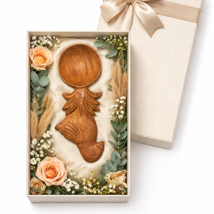 Handcrafted wooden bird spoon is a meaningful gift that brings warmth and natural beauty to everyday life.
