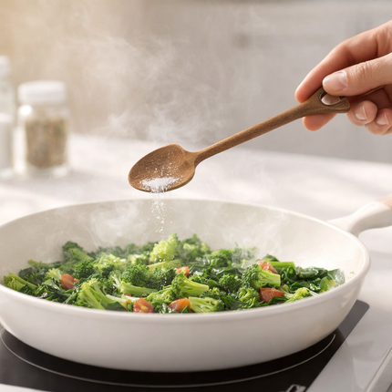 Handcrafted ashwood hook handle spoon is cute and easy to measure spices.