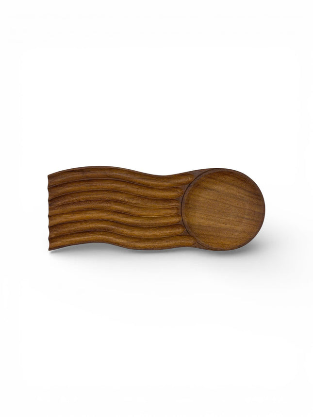 Cute wavy nest solid wood serving tray for stylish and practical everyday use.