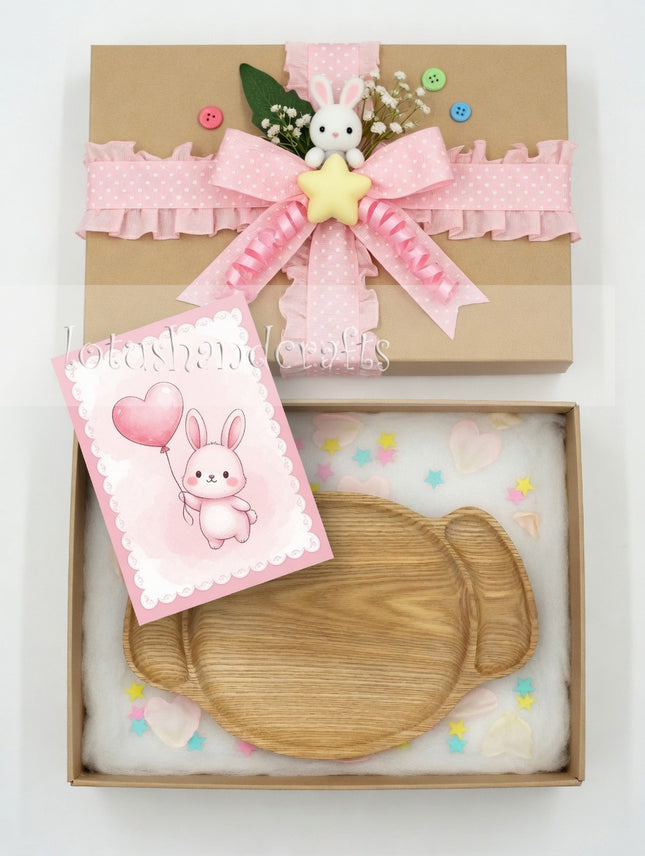 Handcarved chibi puppy shape wooden serving tray, perfect gift for coffee and snacks.